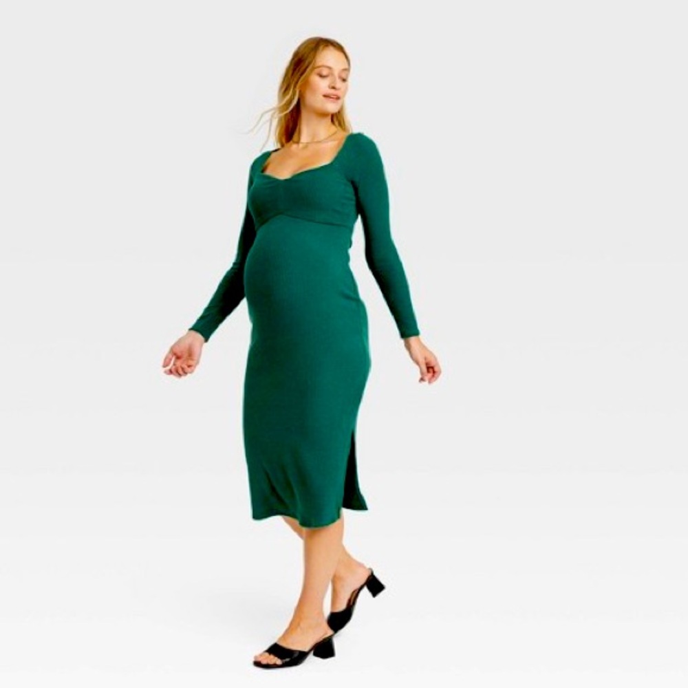 NWT emerald green midi dress size XXL